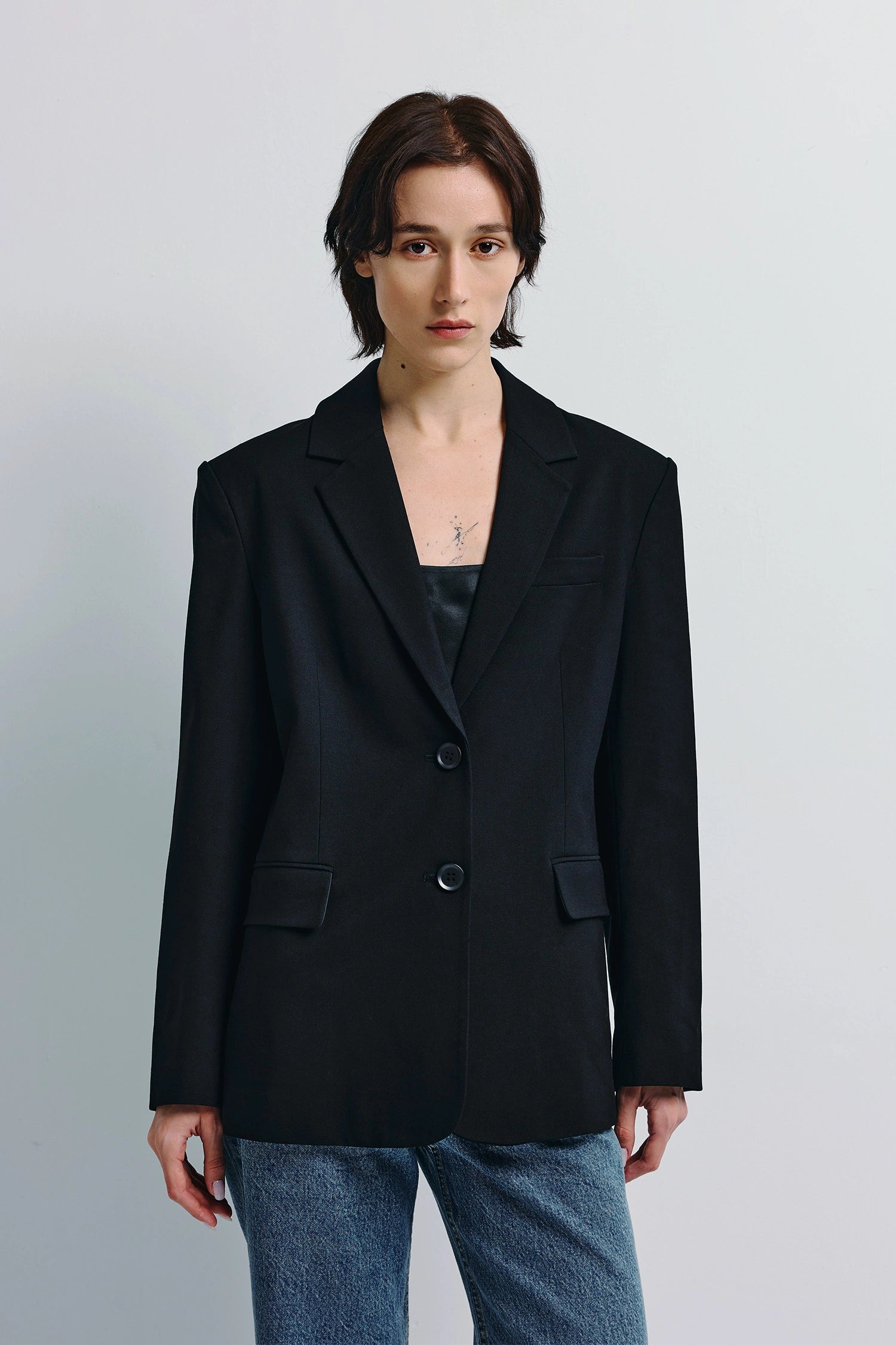 Walker Oversized Blazer Black