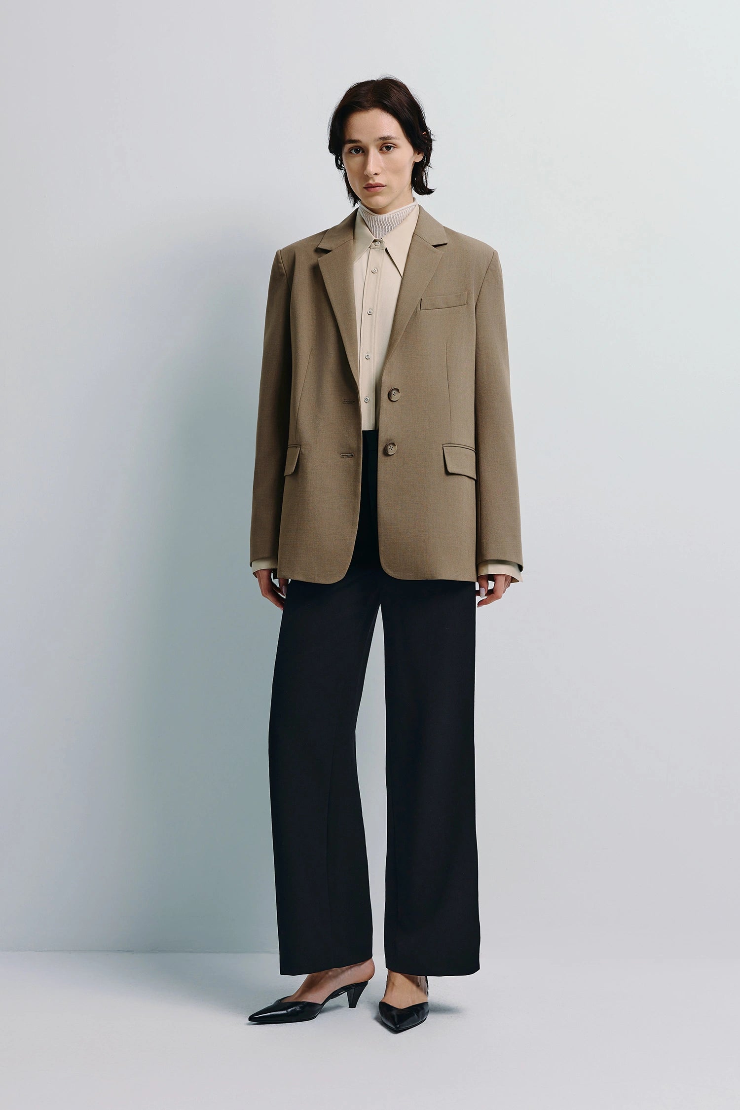 Walker Oversized Blazer Driftwood