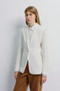 Colette Single Button Blazer White