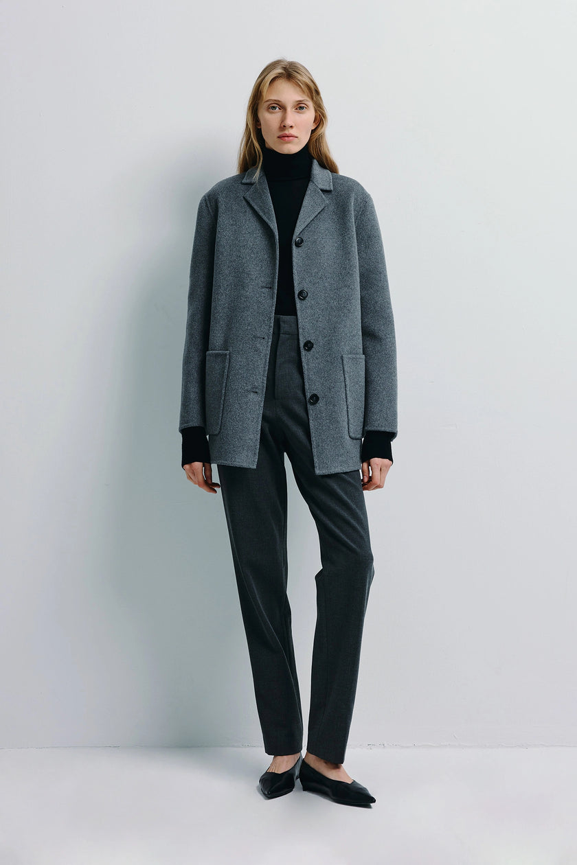 Eliah Handmade Short Jacket H.Grey