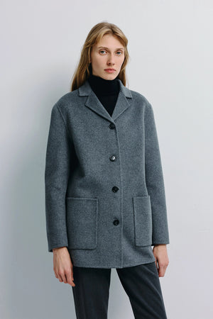 Eliah Handmade Short Jacket H.Grey