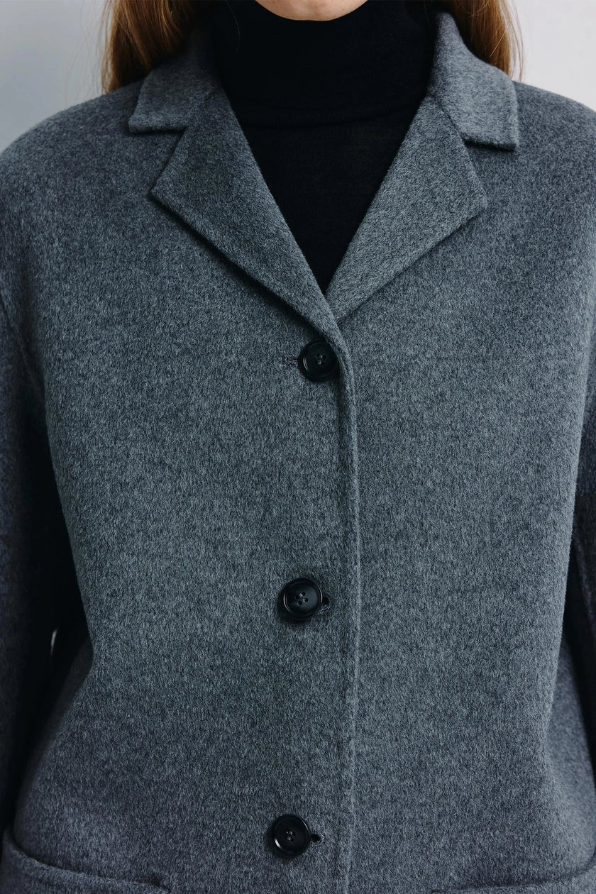 Eliah Handmade Short Jacket H.Grey