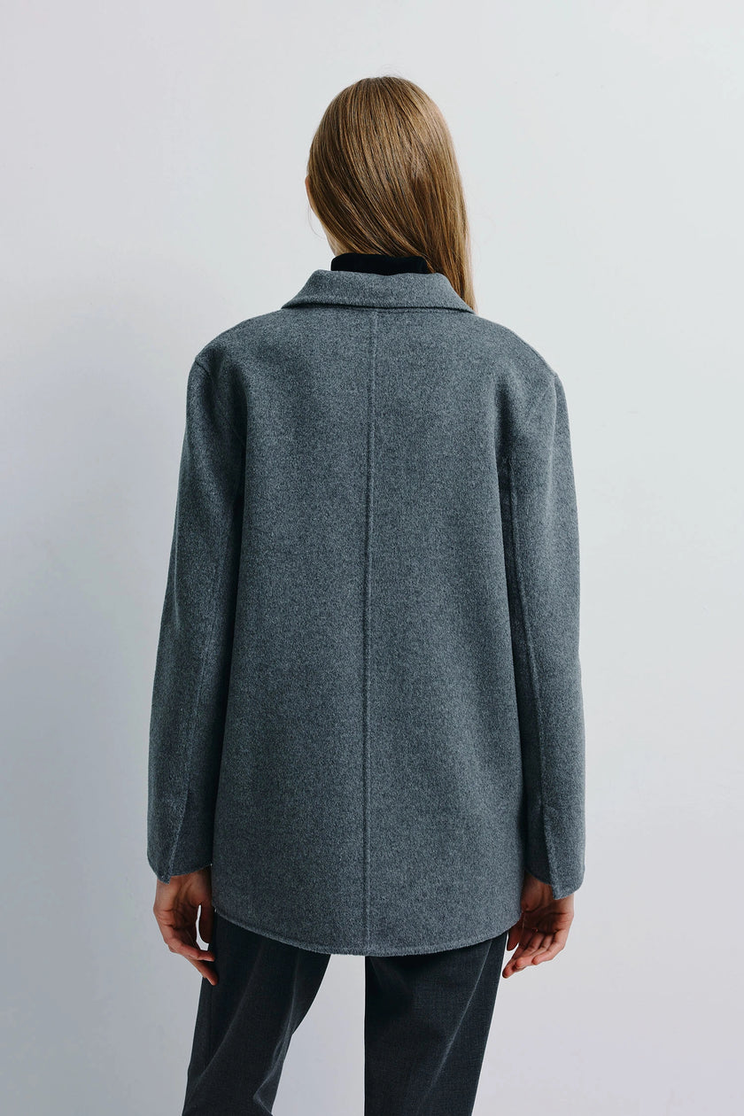 Eliah Handmade Short Jacket H.Grey