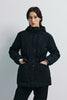 Donnes Quilted Hoody Jacket Black