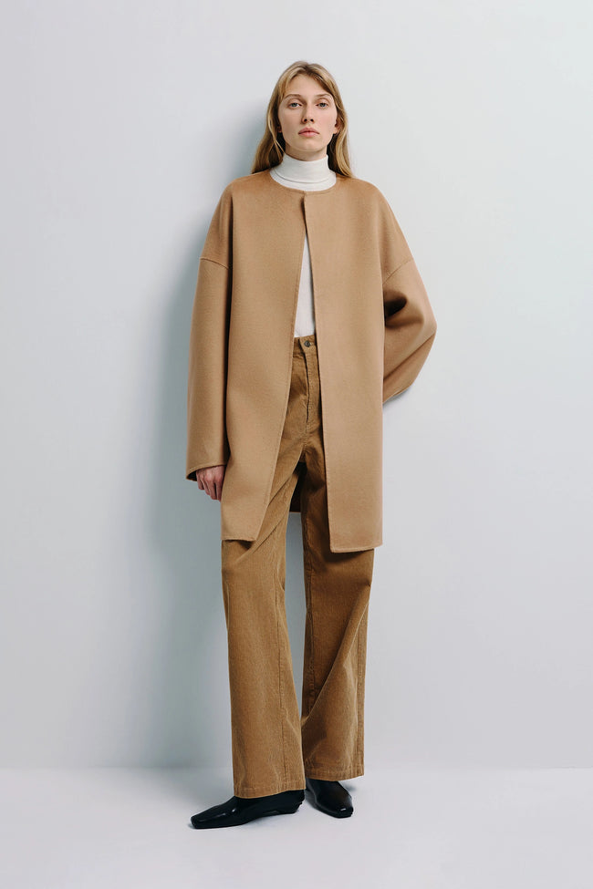 Elide Handmade Coat Camel