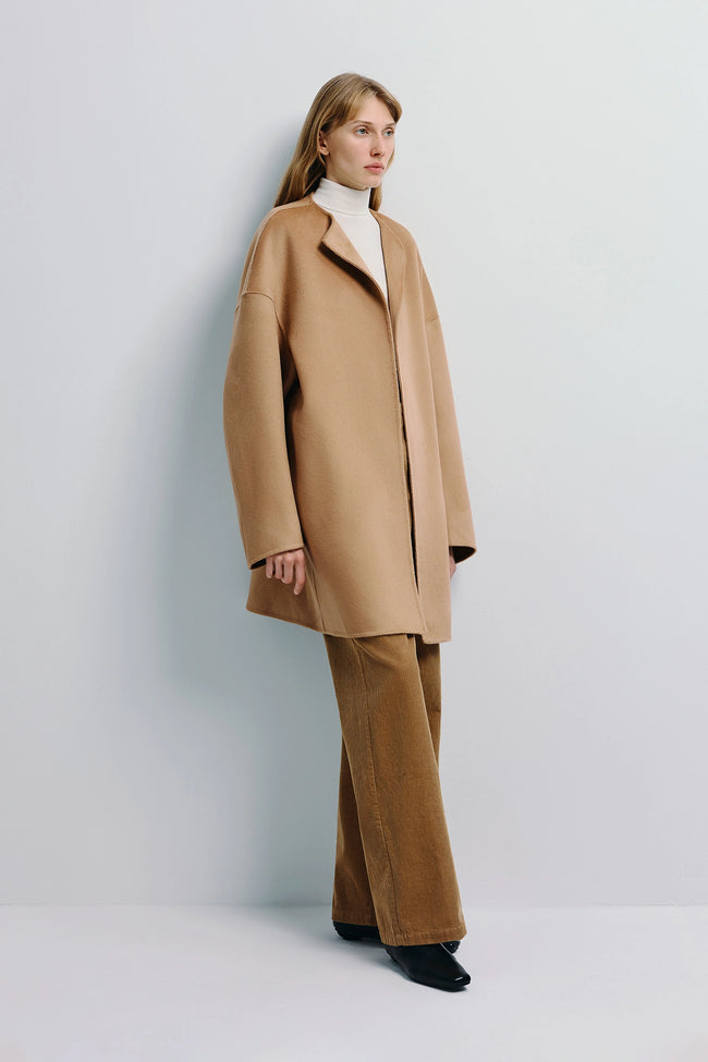 Elide Handmade Coat Camel