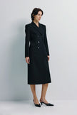 Lorde Double Breast Wool Coat Black