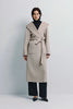 Lesley Robe Handmade Coat Taupe Grey