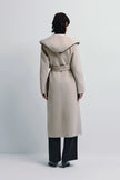 Lesley Robe Handmade Coat Taupe Grey