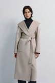 Lesley Robe Handmade Coat Taupe Grey