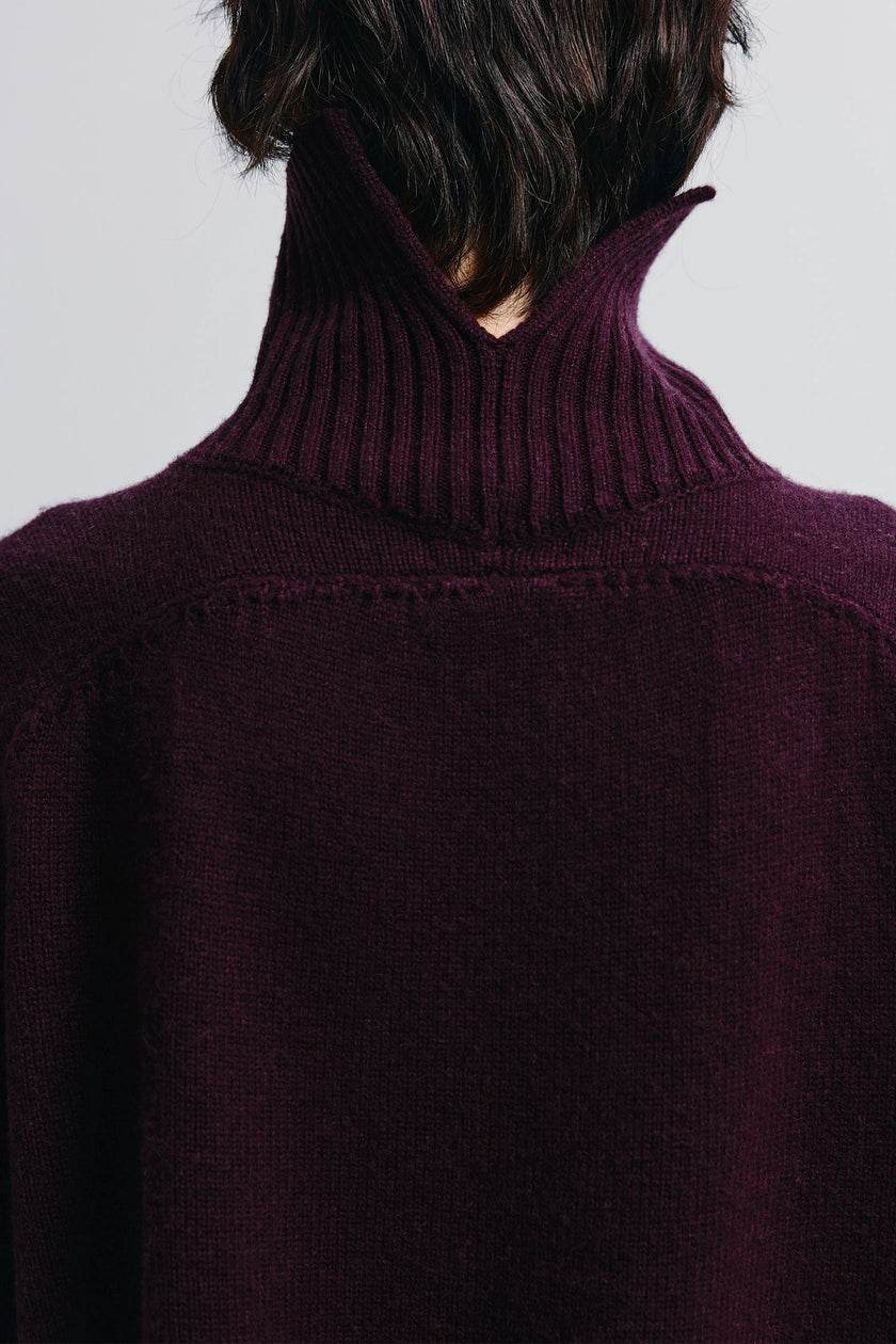 Malvi Turtleneck Sweater Cherry