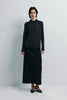 Verna Collared Button Up Sweater Charcoal
