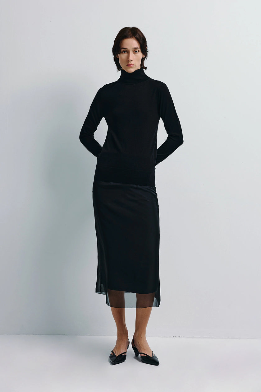 Roanne Turtlenck Pullover Sweater Black