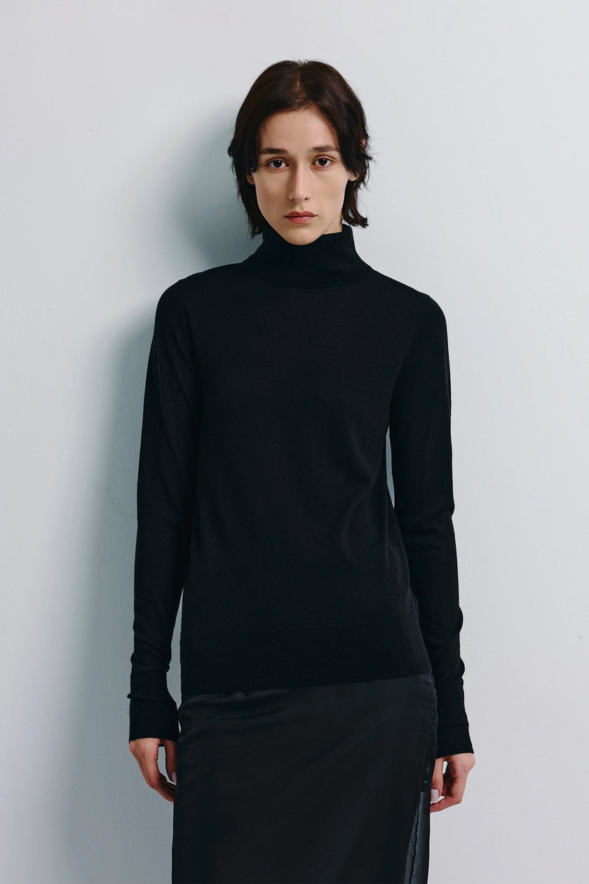 Roanne Turtlenck Pullover Sweater Black