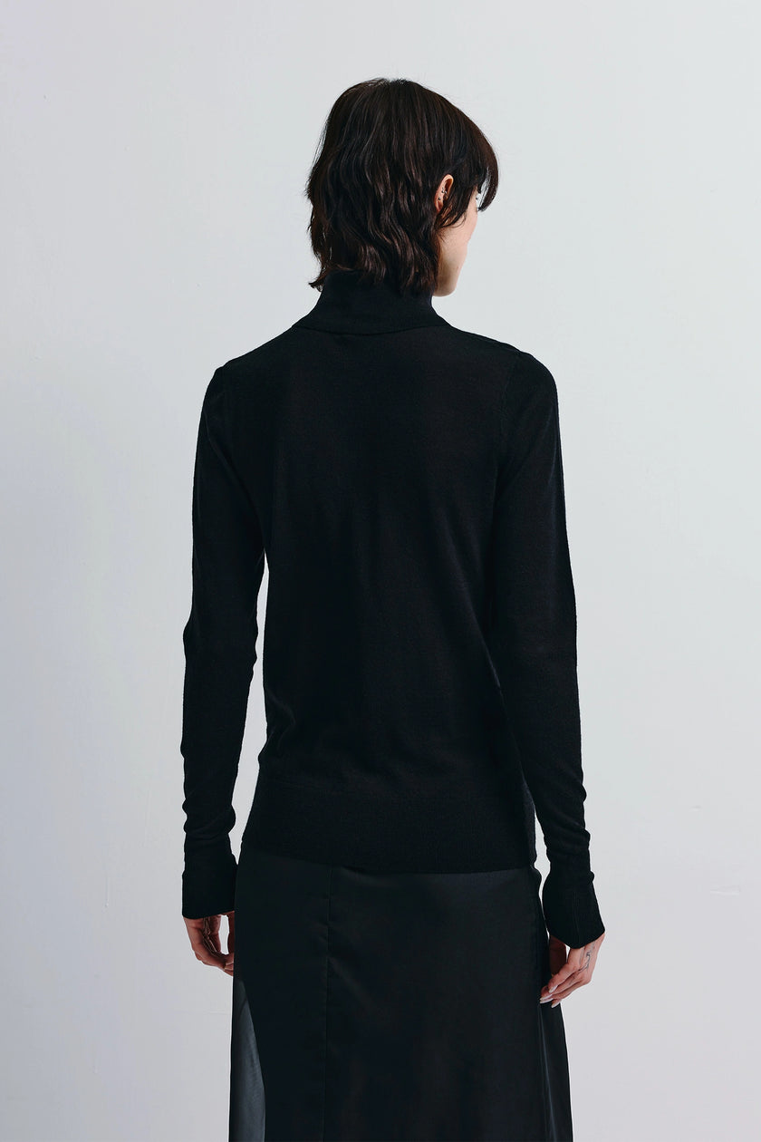 Roanne Turtlenck Pullover Sweater Black