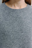 Lenore Crewneck Pullover Sweater H.Grey