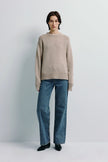 Gil Crewneck Oversized Sweater Taupe
