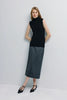 Lilou Sleeveless Turtleneck Top Black