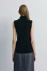 Lilou Sleeveless Turtleneck Top Black