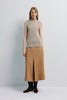 Lilou Sleeveless Turtleneck Top Camel