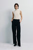 Lilou Sleeveless Turtleneck Top Creme