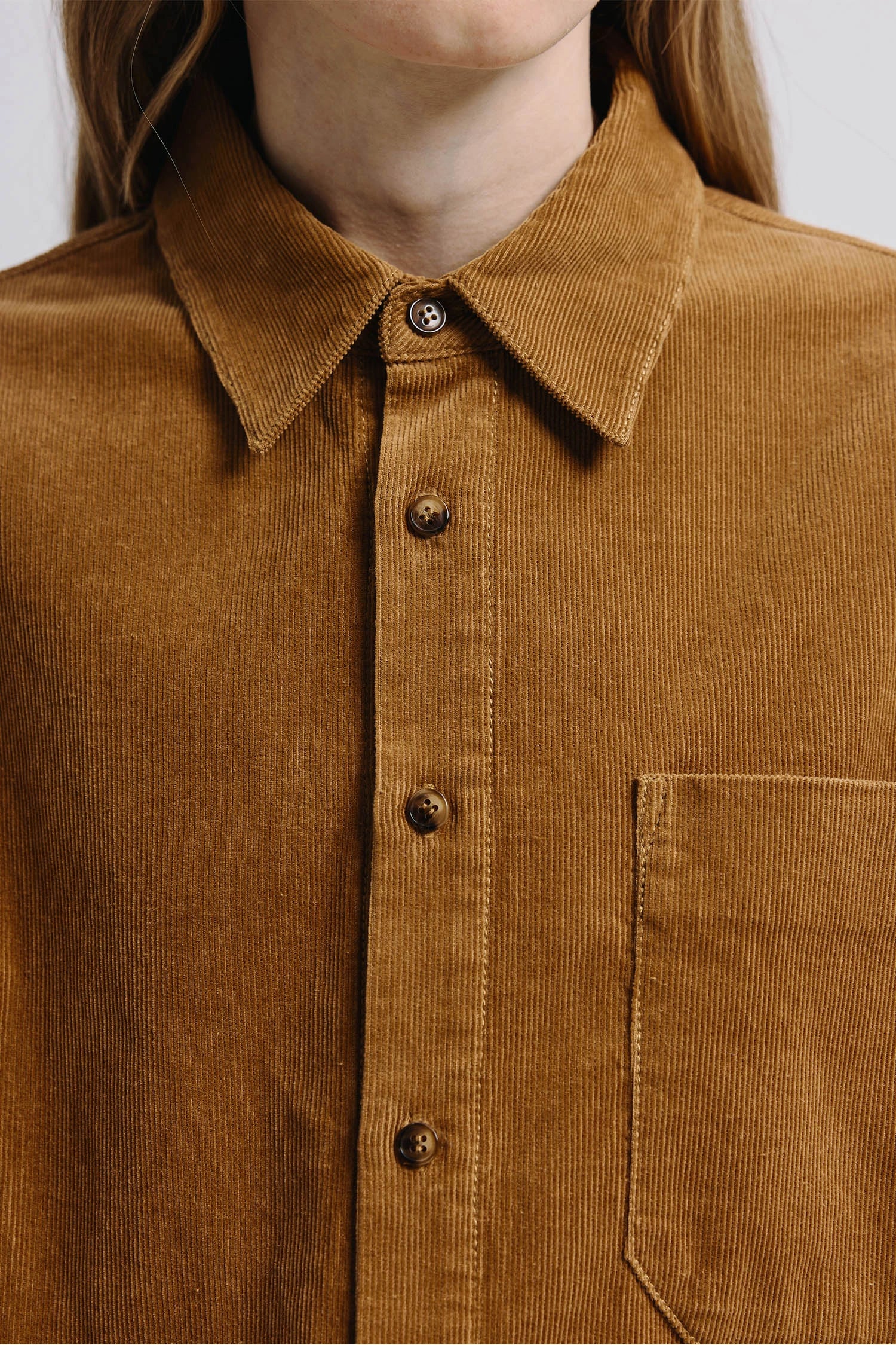 Maris Corduroy Shirt Camel