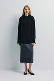 Darrion Pointy Collared Shirt Black