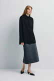 Darrion Pointy Collared Shirt Black