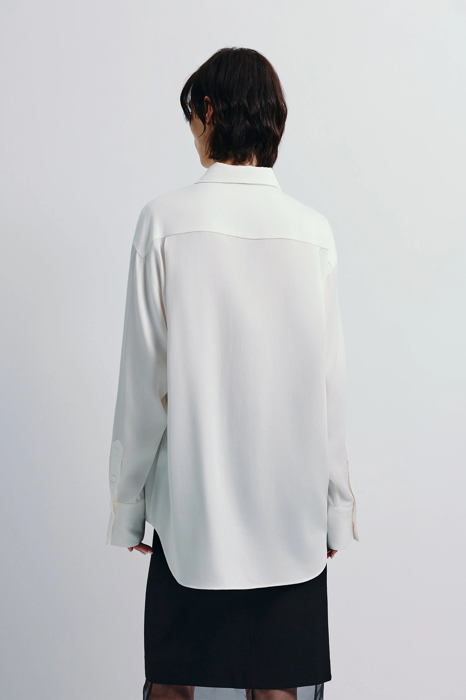 Darrion Pointy Collared Shirt White