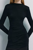 Wren FIne Knit Boatneck Top Black