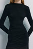 Wren FIne Knit Boatneck Top Black