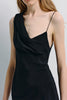 Manuela Asymmetric Cami Top Black