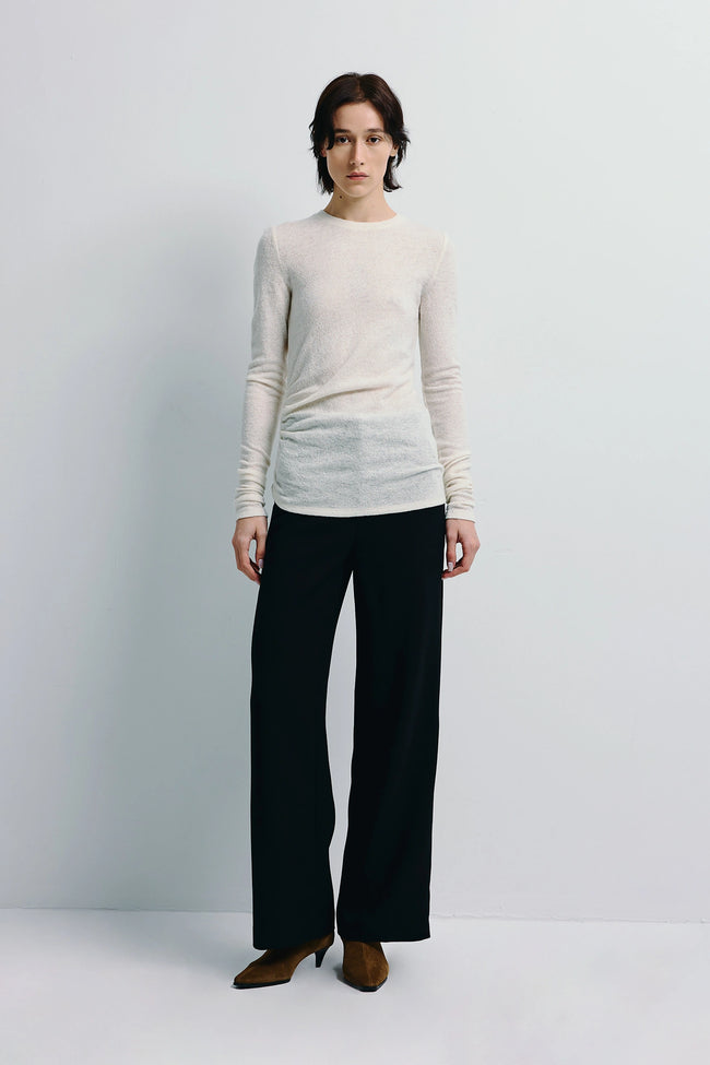 Selly Wool Blend Top Creme