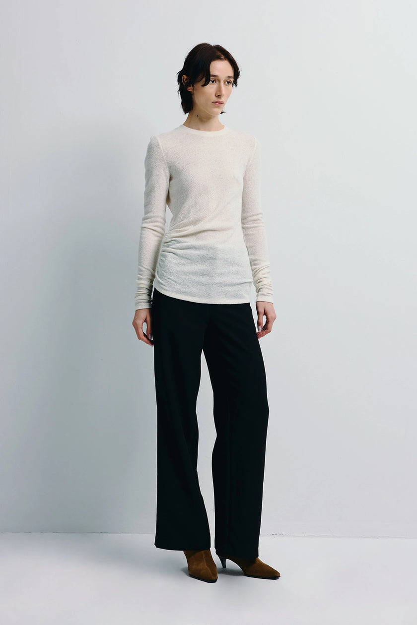 Selly Wool Blend Top Creme