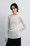 Selly Wool Blend Top Creme