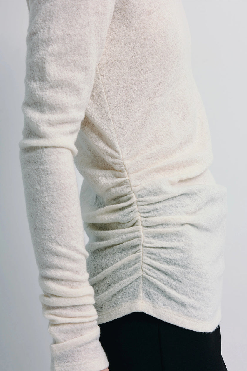 Selly Wool Blend Top Creme