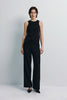 Béri High Neck Tank Top Black