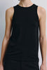 Béri High Neck Tank Top Black