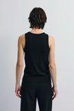 Béri High Neck Tank Top Black