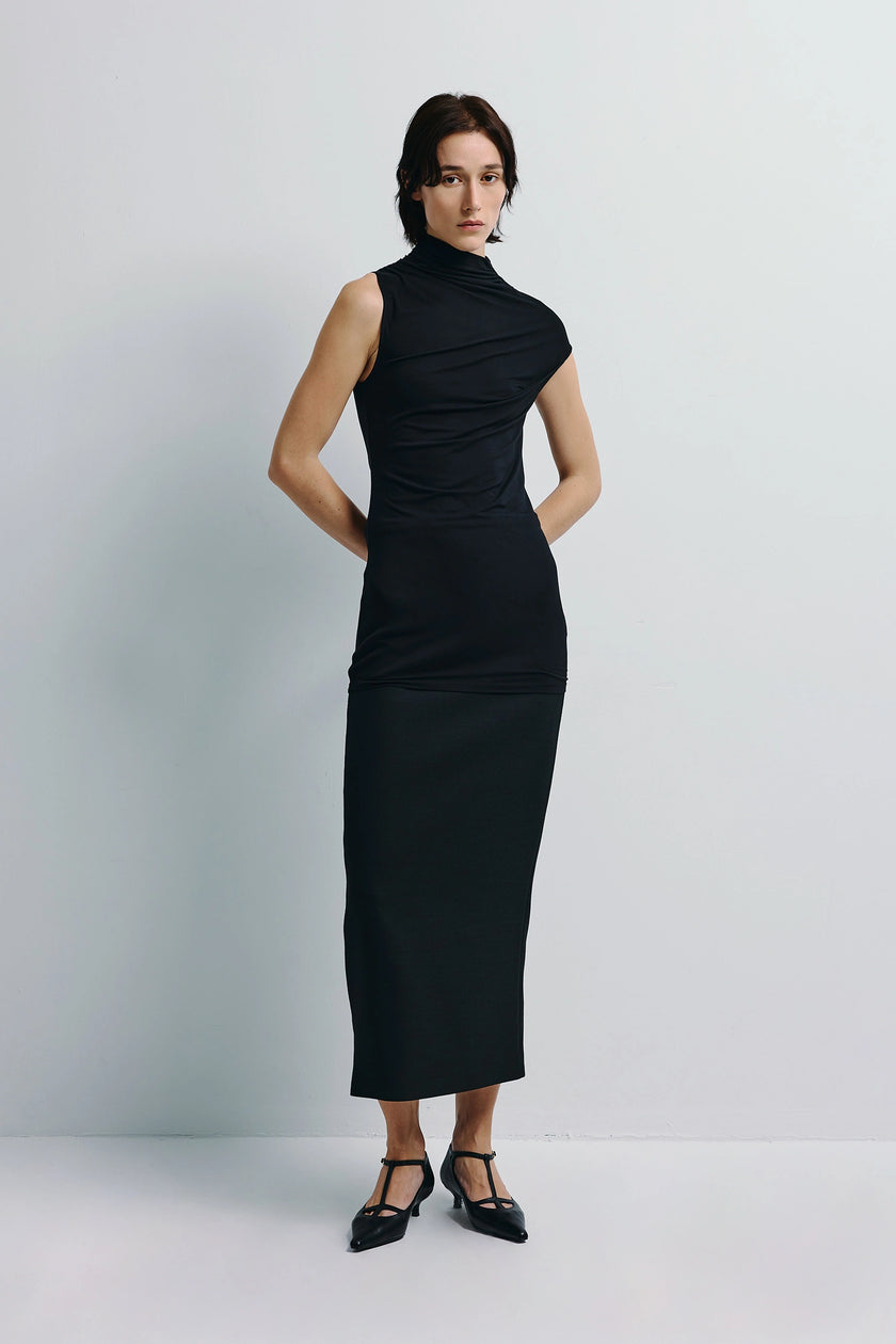 Deon Drapey Top Black