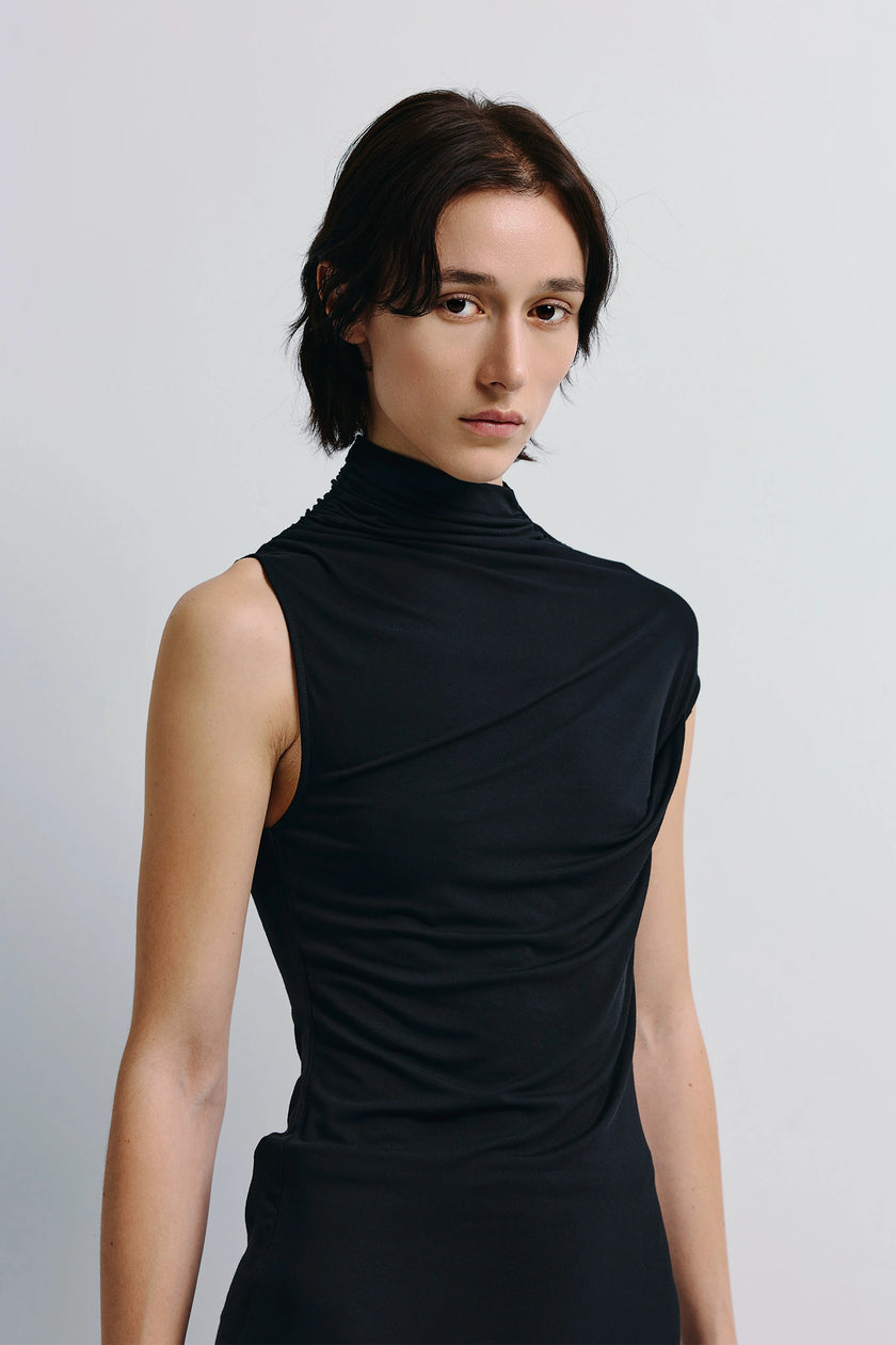 Deon Drapey Top Black