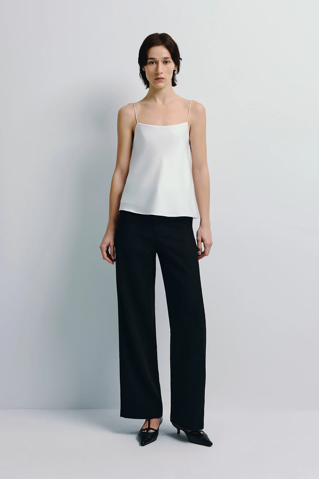 Jett Silk Cami Top Whitte
