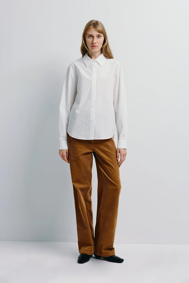 Benny Poplin Shirt White