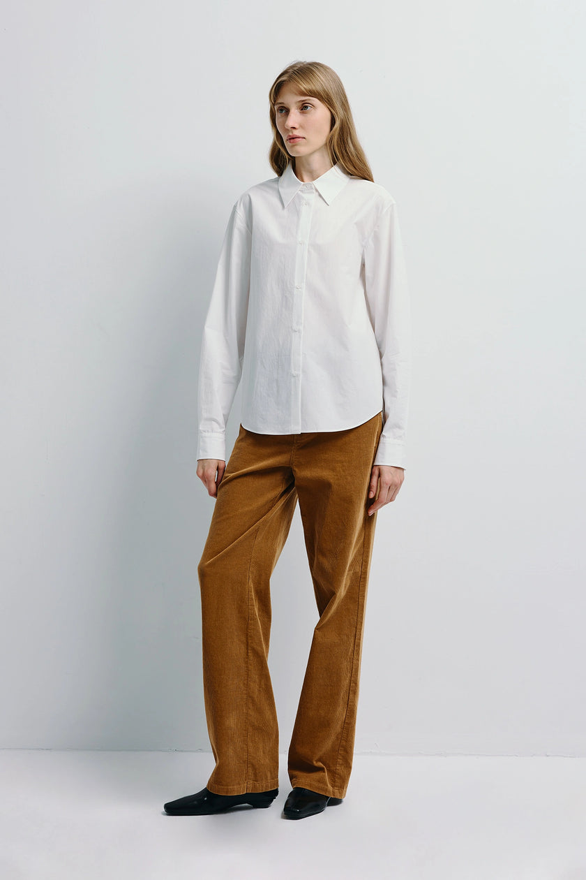 Benny Poplin Shirt White