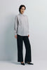 Benji Striped Shirt Taupe Grey
