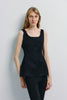 Corinna Peplum Top Black