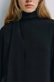 Elea Scarf Blouse Black