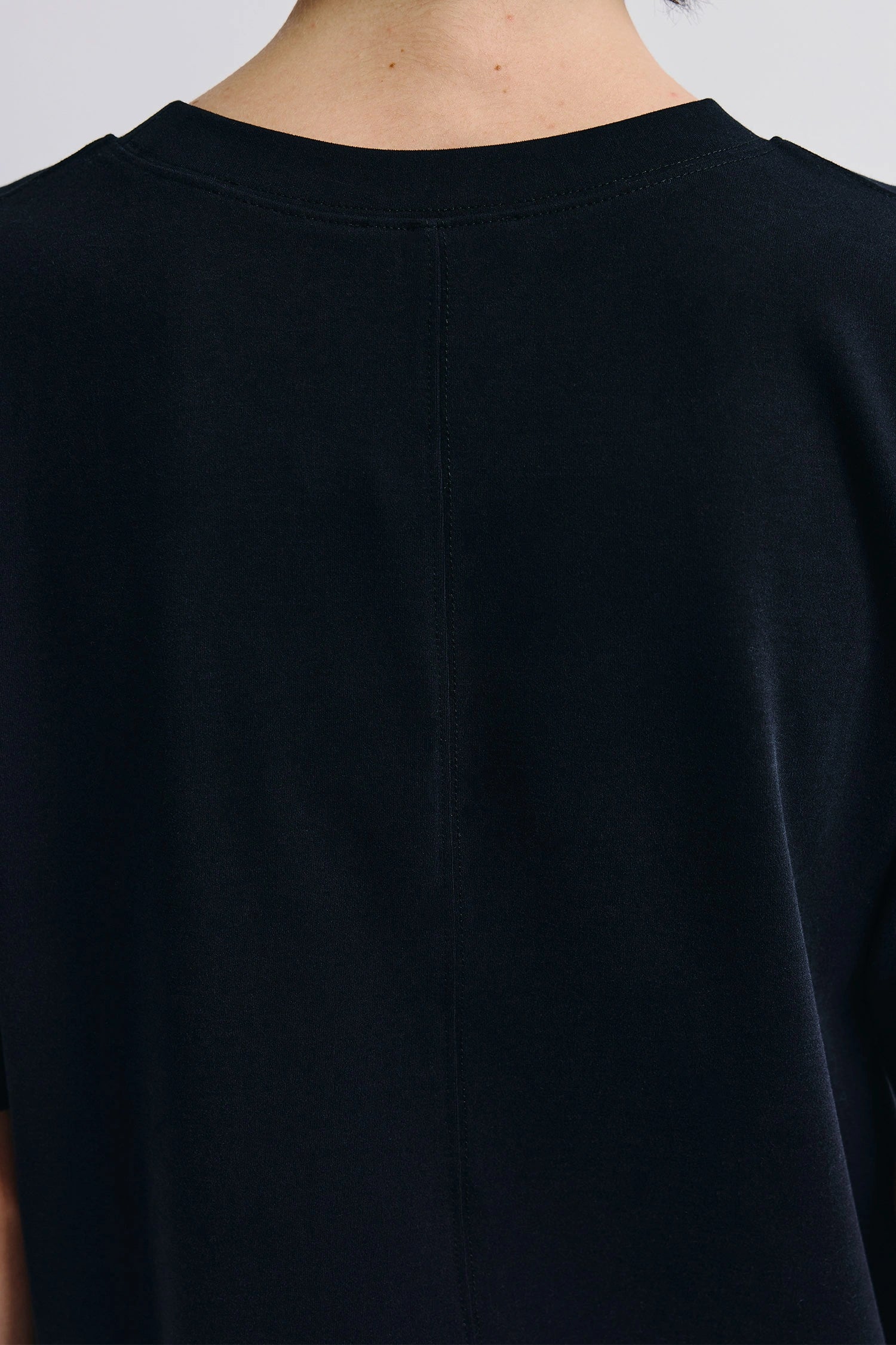 Owen Boxy Crewneck Tee Black