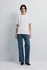 Owen Boxy Crewneck Tee White