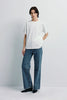 Owen Boxy Crewneck Tee White